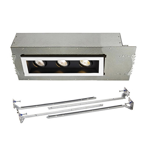 Mini Led Multiple Spots LED Three Light New Construction Housing with Trim and Light Engine in Black (34|MT3LD311NAF940BK)