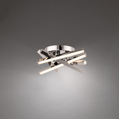 Parallax LED Flush Mount in Brushed Nickel (34|FM7311635BN)