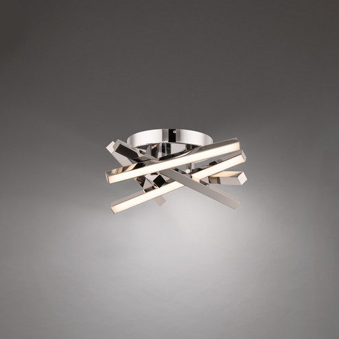 Parallax LED Flush Mount in Brushed Nickel (34|FM7311630BN)