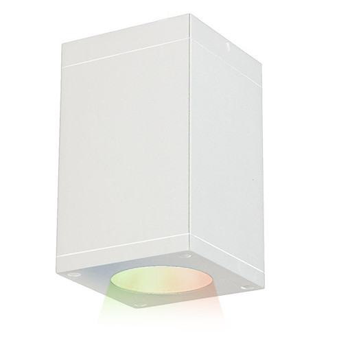 Cube Arch LED Flush Mount in White (34|DCCD05NCCWT)