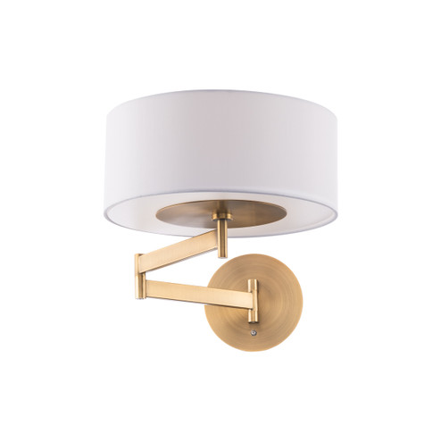 Chelsea LED Swing Arm Wall Lamp in Aged Brass (34|BL83023AB)