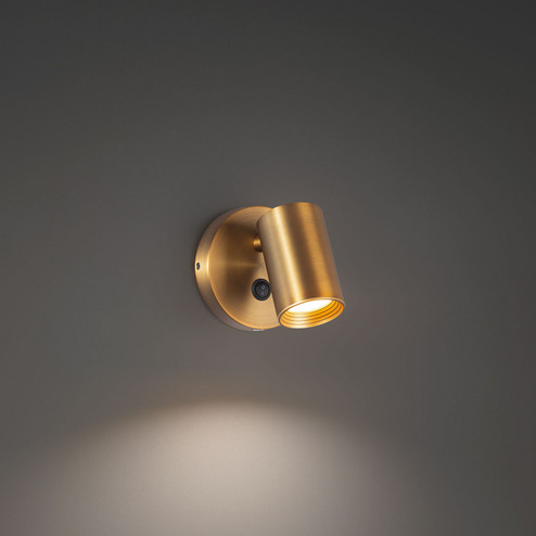 Kepler LED Swing Arm in Aged Brass (34|BL21205AB)