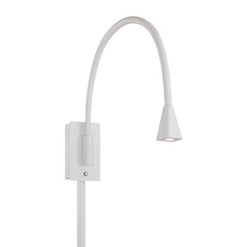 Stretch LED Swing Arm Wall Lamp in White (34|BL1630WT)