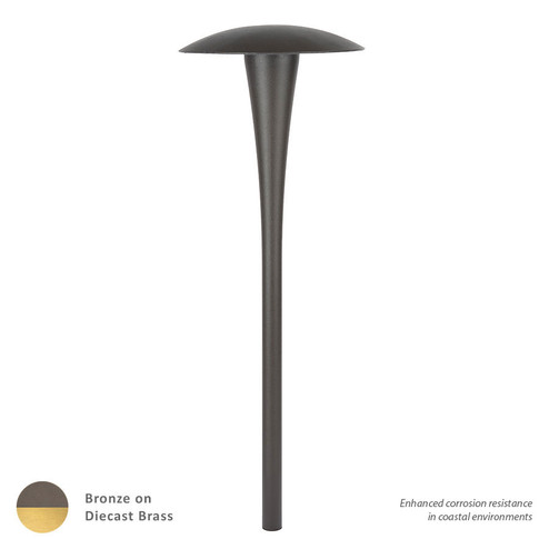 Area LED Area Light in Bronze on Brass (34|601127BBR)