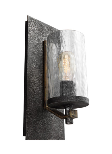 Angelo One Light Wall Sconce in Distressed Weathered Oak / Slate Grey Metal (454|WB1825DWKSGM)