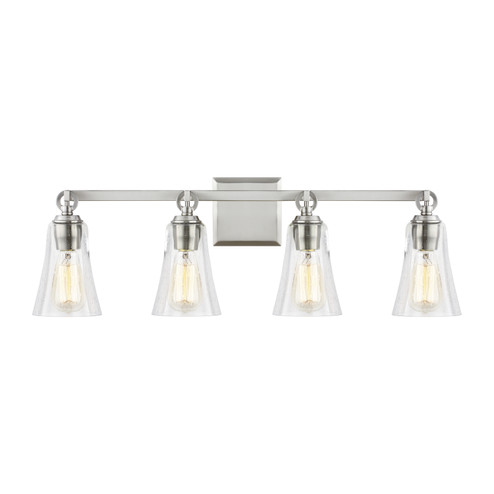 Monterro Four Light Vanity in Satin Nickel (454|VS24704SN)