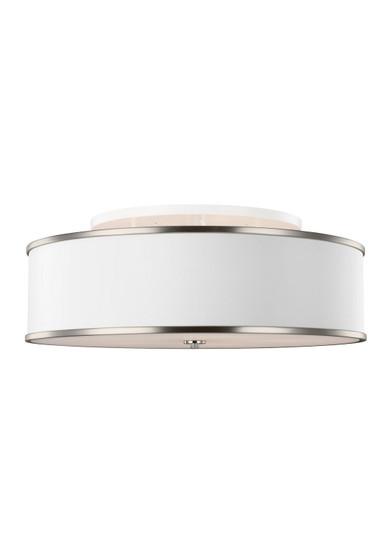 Lennon Five Light Semi-Flush Mount in Satin Nickel (454|SF340SN)