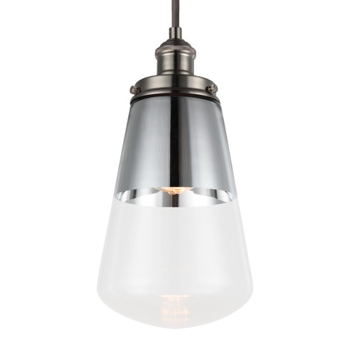 Waveform One Light Pendant in Polished Nickel (454|P1372PN)