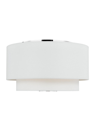 Sawyer Three Light Flush Mount in Polished Nickel (454|KSF1043PN)