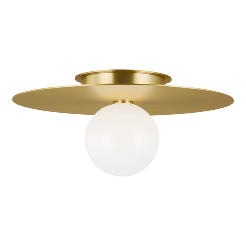 Nodes One Light Flush Mount in Burnished Brass (454|KF1021BBS)