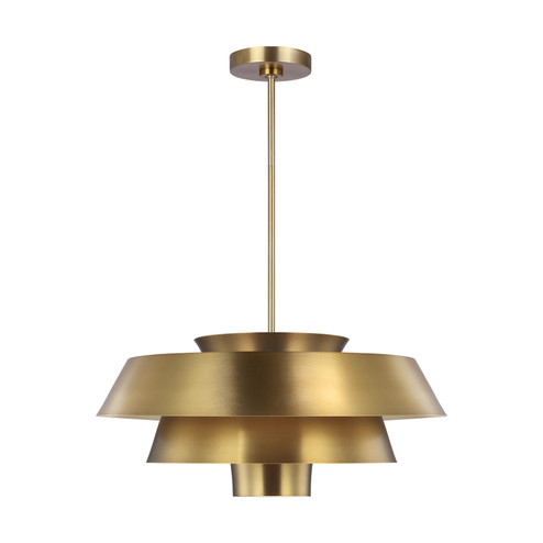 Brisbin One Light Pendant in Burnished Brass (454|EP1081BBS)