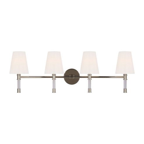 Hanover Four Light Bath Vanity in Polished Nickel (454|CV1054PN)