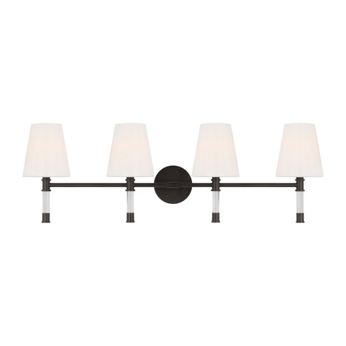 Hanover Four Light Bath Vanity in Aged Iron (454|CV1054AI)