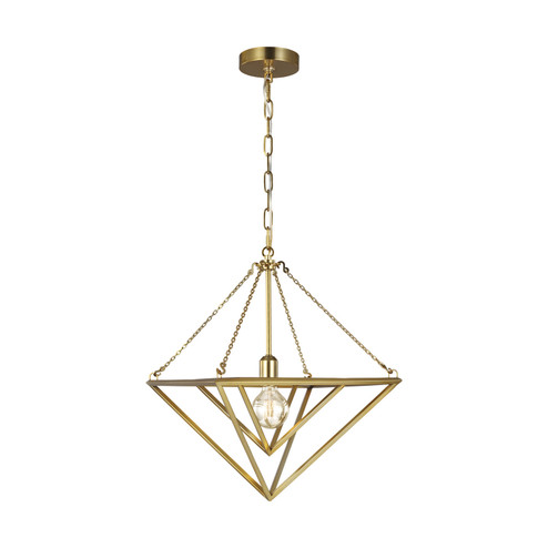 Carat One Light Pendant in Burnished Brass (454|CP1131BBS)
