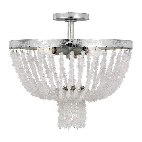 Leon Four Light Flush Mount in Salt Mist (454|AF1164SMT)