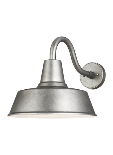 Barn Light One Light Outdoor Wall Lantern in Weathered Pewter (454|873740157T)