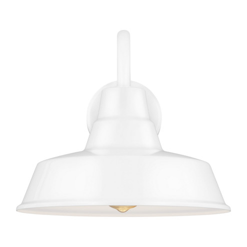 Barn Light One Light Outdoor Wall Lantern in White (454|863740115)