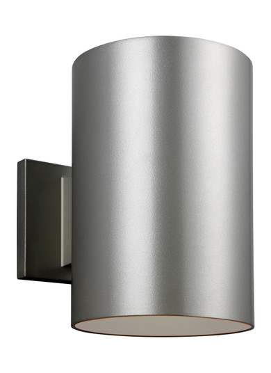 Outdoor Cylinders One Light Outdoor Wall Lantern in Painted Brushed Nickel (454|8313901753)