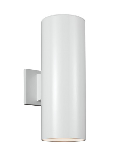Outdoor Cylinders Two Light Outdoor Wall Lantern in White (454|8313802EN315)