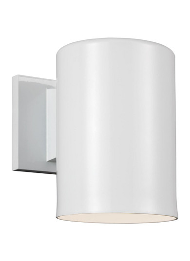 Outdoor Cylinders One Light Outdoor Wall Lantern in White (454|831380115)