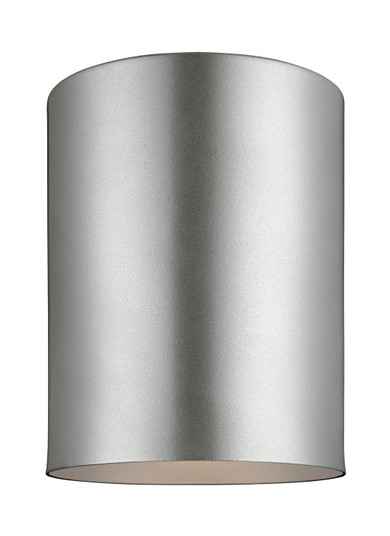 Outdoor Cylinders One Light Outdoor Flush Mount in Painted Brushed Nickel (454|7813801EN3753)