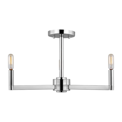 Fullton Three Light Semi-Flush Mount in Chrome (454|776420305)