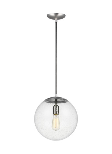 Leo - Hanging Globe One Light Pendant in Satin Aluminum (454|670180104)