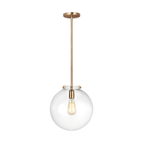 Kate One Light Pendant in Satin Brass (454|6692101848)