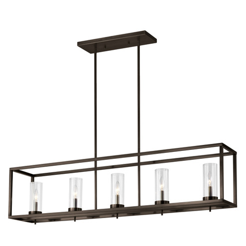 Zire Five Light Island Pendant in Brushed Oil Rubbed Bronze (454|6690305778)