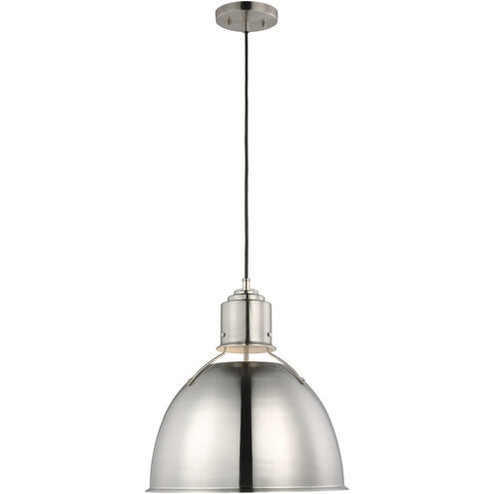 Huey One Light Pendant in Brushed Nickel (454|6680301962)