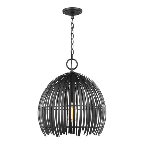 Hanalei One Light Pendant in Midnight Black (454|6622701112)