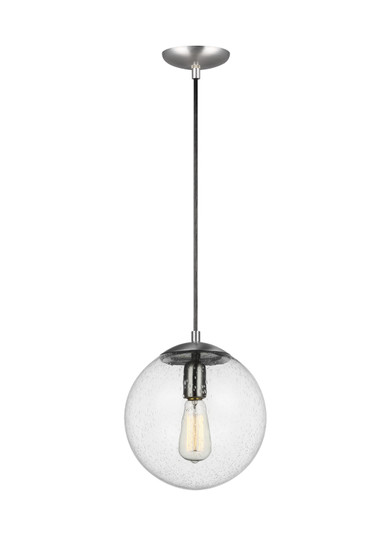 Leo - Hanging Globe One Light Pendant in Satin Aluminum (454|660180104) Leo - Hanging Globe One Light Pendant in Satin Aluminum (454|660180104)