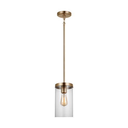 Zire One Light Pendant in Satin Brass (454|6590301848)