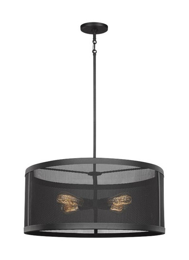 Gereon Four Light Pendant in Black (454|6528504EN712)