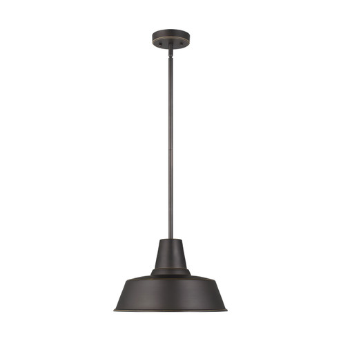 Barn Light One Light Outdoor Pendant in Antique Bronze (454|6237401EN371)