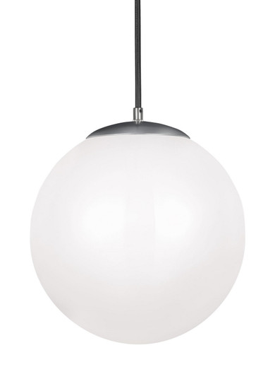 Leo - Hanging Globe LED Pendant in Satin Aluminum (454|602493S04)
