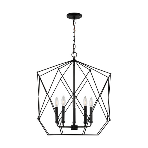 Zarra LED Pendant in Midnight Black (454|5334105EN112)