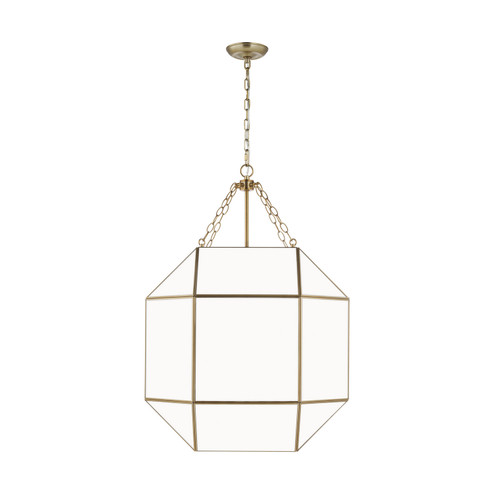 Morrison Four Light Lantern in Satin Brass (454|5279454848)