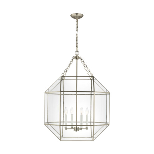 Morrison Four Light Lantern in Antique Brushed Nickel (454|5279404EN965)