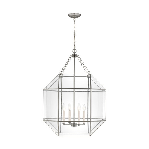 Morrison Four Light Lantern in Brushed Nickel (454|5279404EN962)