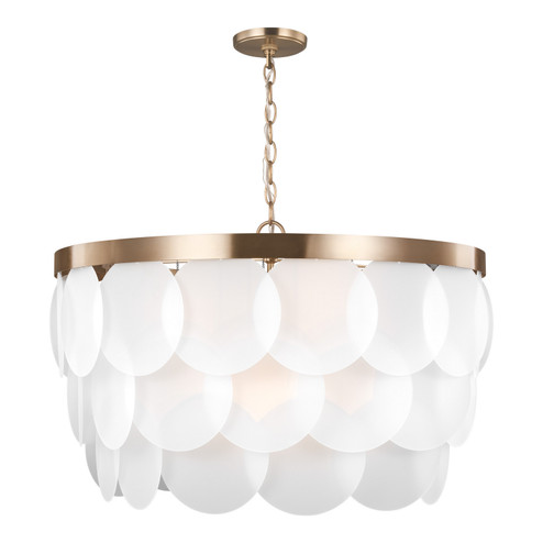 Mellita Eight Light Pendant in Satin Brass (454|5202508848)