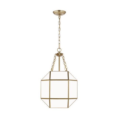 Morrison Three Light Lantern in Satin Brass (454|5179453EN848)