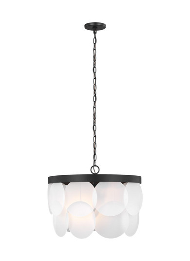 Mellita Six Light Pendant in Midnight Black (454|5102506EN112)