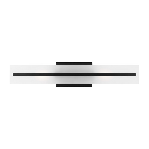 Dex Two Light Bath Vanity in Midnight Black (454|4554302112)