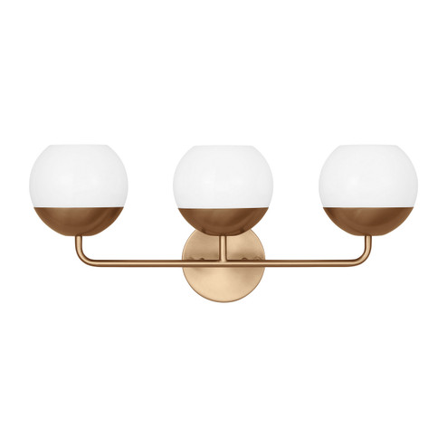 Alvin Three Light Bath Vanity in Satin Brass (454|4468103848)
