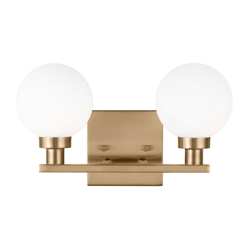 Clybourn Two Light Bath Vanity in Satin Brass (454|4461602848)