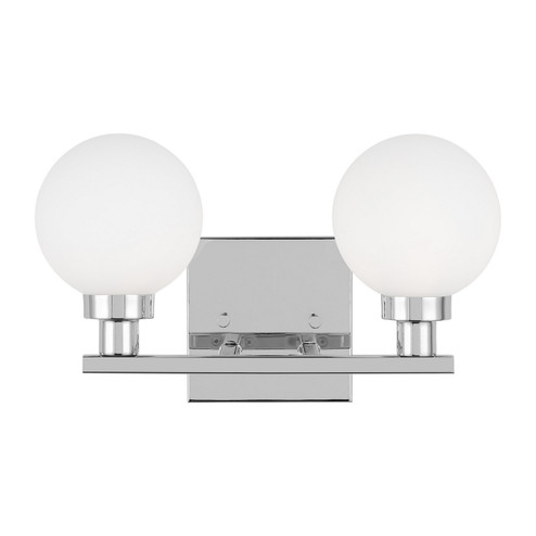 Clybourn Two Light Bath Vanity in Chrome (454|446160205)