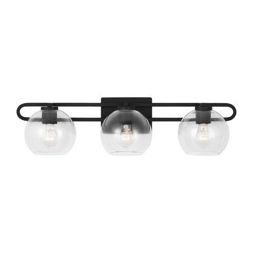 Codyn Three Light Bath Vanity in Midnight Black (454|4455703112)
