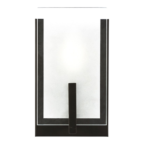 Syll One Light Wall / Bath Sconce in Midnight Black (454|4130801EN112)