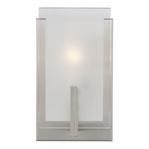 Syll One Light Wall / Bath Sconce in Brushed Nickel (454|4130801962)